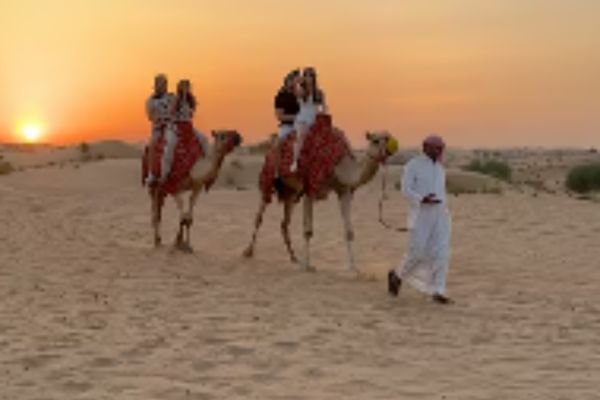 Sunset buggy ride in Dubai desert