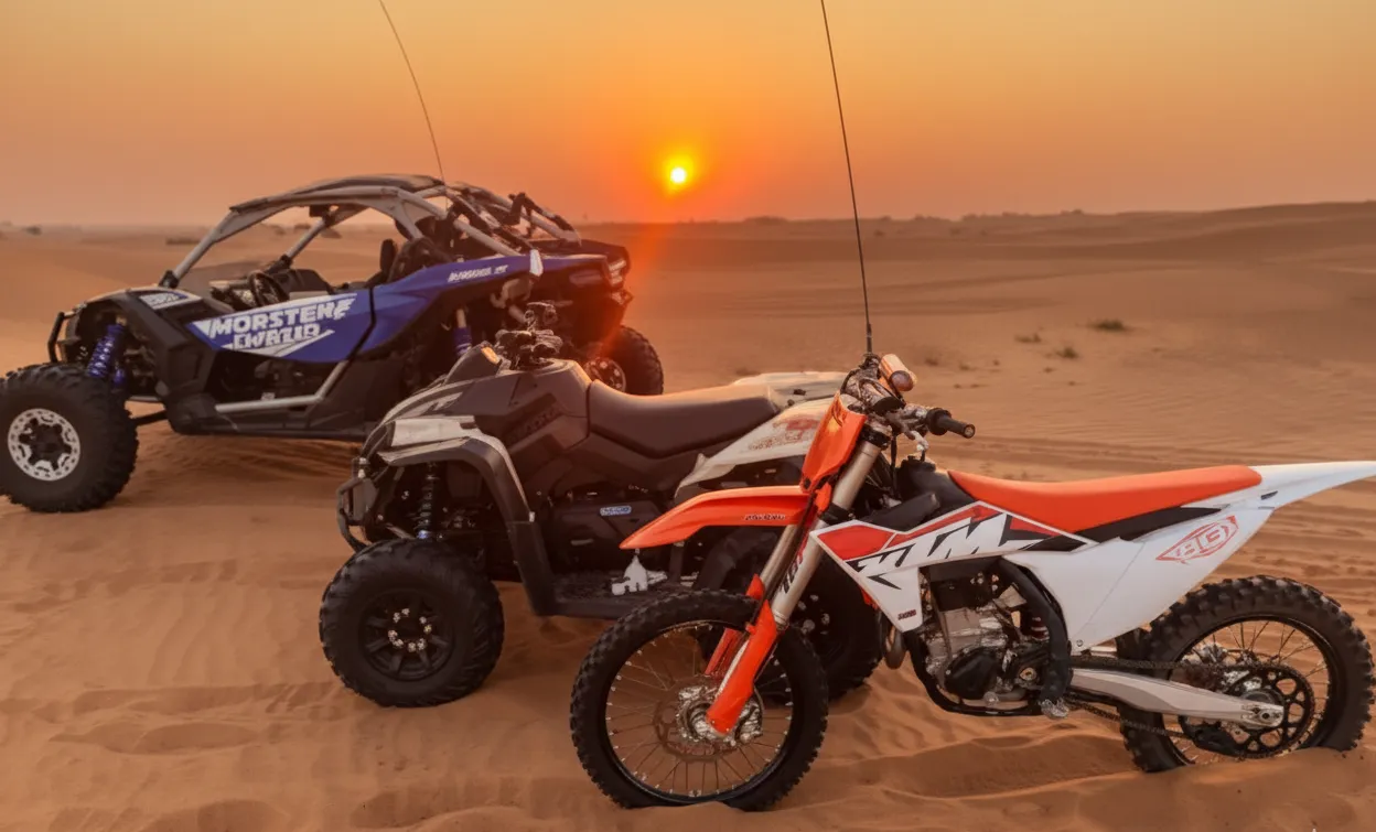 KTM MotorBikes Dubai Desert